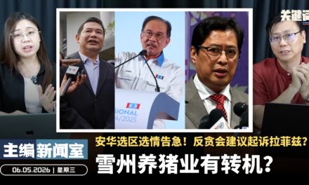 雪州养猪业有转机？安华选区选情告急！反贪会建议起诉拉菲兹？【主编新闻室 | 06.05.2026】